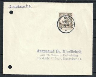 German East Africa Covers 1911 Cover Moschi To Weimar