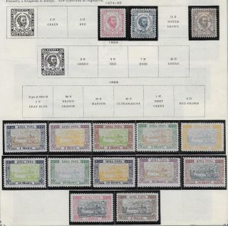 15 Montenegro Stamps From Quality Old Album 1874 - 1893