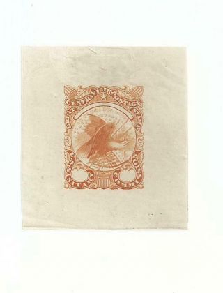U.  S.  Stamps Scott Wv11e Sanitary Fair Essay Large Die Proof In Vermilion