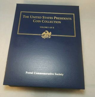 Us Presidents Coin And Stamp Vol.  1 Postal Commemorative Society W 24 Coins
