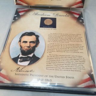 US Presidents Coin and Stamp Vol.  1 Postal Commemorative Society w 24 coins 7