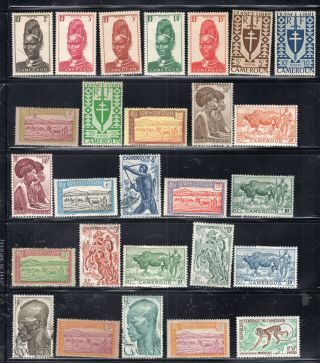 France Colonies Cameroon Cameroun Africa Stamps & Hinged Lot 55770