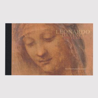 2019 Leonardo Da Vinci Prestige Booklet (now At Royal Mail)