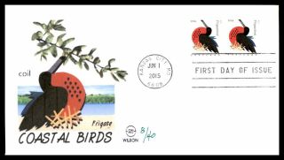 Mayfairstamps Us Fdc 2015 Frigate Coastal Birds Wilson Cachet First Day Cover Ww