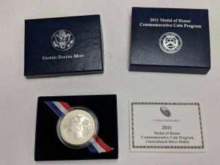 2011 Medal Of Honor Uncirculated Dollar Commemorative