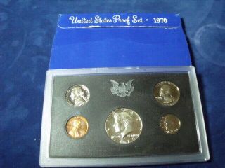 1970 - S United States Proof Set With The 40 Silver Kennedy Half Dollar