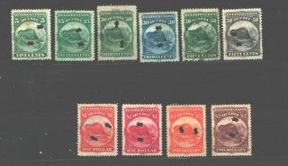 Canada Quebec Revenue Qr5 - Qr14; 5¢ - 2$ Beaver Registration Stamp (1871 - 1912)