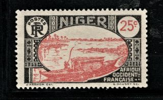 Hick Girl Stamp - Niger Stamp Sc 38 1926 Issue R1583