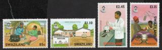 Swaziland 2004 Complete Set Of Stamps Mi 727 - 730 Mnh