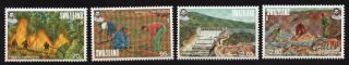 Swaziland 2001 Complete Set Of Stamps Mi 706 - 709 Mnh