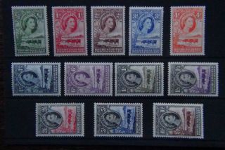 Bechuanaland 1955 - 58 Set Complete To 10s Mm