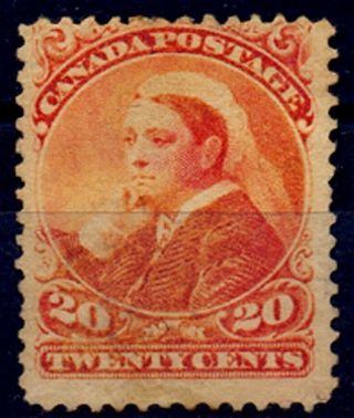 Canada Stamp,  20 Cent " Red Queen Victoria " Cv 360 Euro