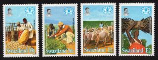 Swaziland 1995 Complete Set Of Stamps Mi 648 - 651 Mnh