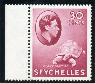 Seychelles 1938 Kgvi 30c Carmine Mnh.  Sg 142.  Sc 138.
