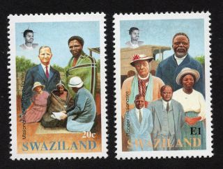 Swaziland 1992 Complete Set Of Stamps Mi 618 - 619 Mnh