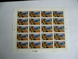 Usa Stamps Sheet Of Vince Lombardi In.