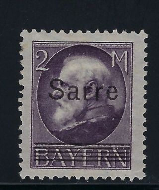 B&d: 1920 Saar Scott 36 Mh,  Expertised Burger And One Other