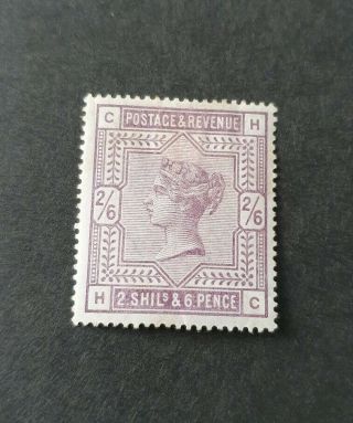 Gb Queen Victoria Sg 178 2sd6 Lilac M/mint