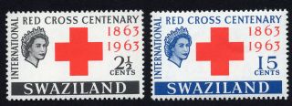 Swaziland 1963 Complete Set Of Stamps Mi 109 - 110 Mnh
