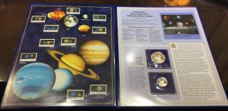 U.  S.  Space Exploration Coins & Stamps - Postal Commemorative Society Set - Proof