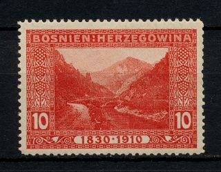 (yyah 138) Bosnia Herzegovina 1910 Mnh Mich 50 Scott 51 Austria