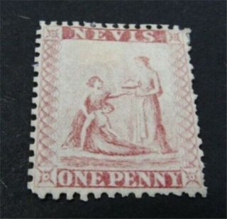 Nystamps British Nevis Stamp 5 Og H $100