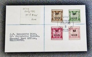 Nystamps British Niue Stamp Early Fdc Paid: $400