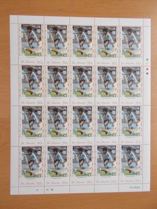 Coventry City 1987 FA Cup Winners - 3 sheets of stamps & some singles.  MNH. 5