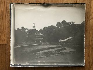 China Old Photo Pagoda Temple Chungking Yangtse Expedition