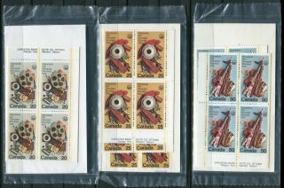 Canada: 1976 Olympic Arts And Culture Sc.  684 - 86 (in Pack).  Face:$15.  2