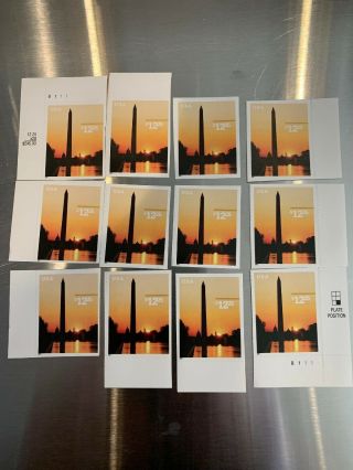 (12) Scott 3473 $12.  25 Washington Monument Postage Stamp Mnh