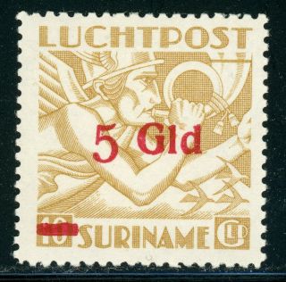 Surinam Mlh Selections: Scott C25 5g/10g Schg Air Post (1945) Cv$21,