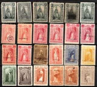 24 Newspaper & Periodical Facsimile/reprints - All Different - 4 Scans