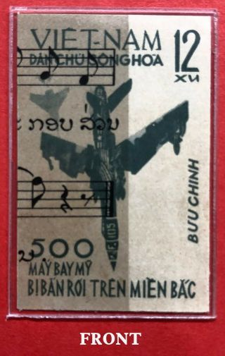 N.  Vietnam Proof - Print On Sheet Music - 500th Us Aircraft Brought Down