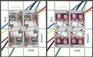 Latvia Olympic Games London 2012 Medals Cycling Bmx,  Beach Volleyball Mnh