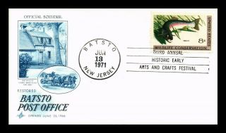 Dr Jim Stamps Us Batsto Jersey Post Office Restored Event Cancel Cover