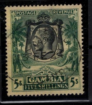 P102805/ British Gambia – Sg 121 Obl / 285 E