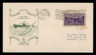 Dr Who 1938 Uss Spearfish Navy Submarine Launch C117794