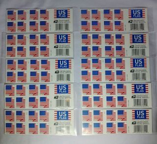 200 Usps Us Flag 2018 Forever Stamps (10 Sheets Of 20 Stamps)