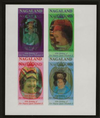 Nagaland 1986 Queen 