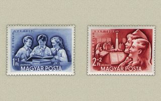Hungary 1952.  Stampday Set Mnh  Michel: 1274 - 1275