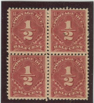 U.  S.  Stamps Scott J68 Blk Of 4,  Nh,  Vf (x3086n)