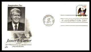 Mayfairstamps Us 1977 James E Carter Inauguration Day Washington Dcart Craft Cov