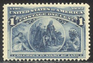 U.  S.  230 Nh Beauty - 1893 1c Columbian