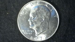 1972 D Eisenhower Half Dollar Example