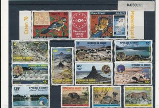 D277365 Djibouti Selection Of Mnh Stamps