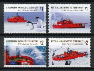 Aat Aust Antarctic Ter 2018 Mnh Aurora Australis Icebreakers 4v Set Ships Stamps