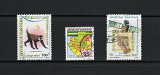 Gabon - - 3 Diff Commemoratives From 1993 - 96 - - Cv $9.  35