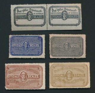 Us Stamps,  Bob 1879 - 1930 Post Office Official Seals Inc Ox6,  Vf