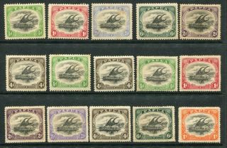 Papua 1907 - 10 Mh To 1 Shilling 15 Stamps